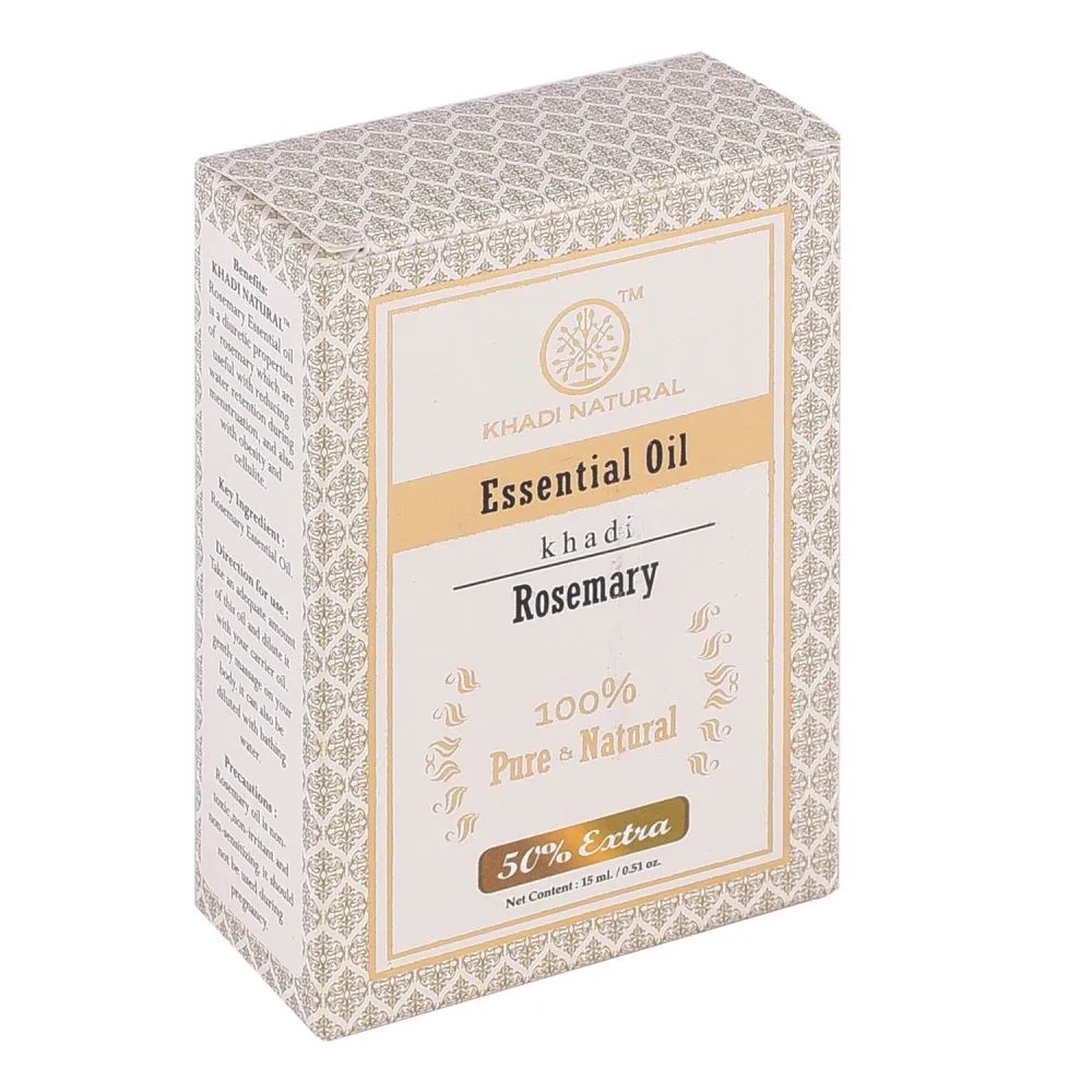 Khadi Natural Herbal Rosemary Essential Oil Homeoved