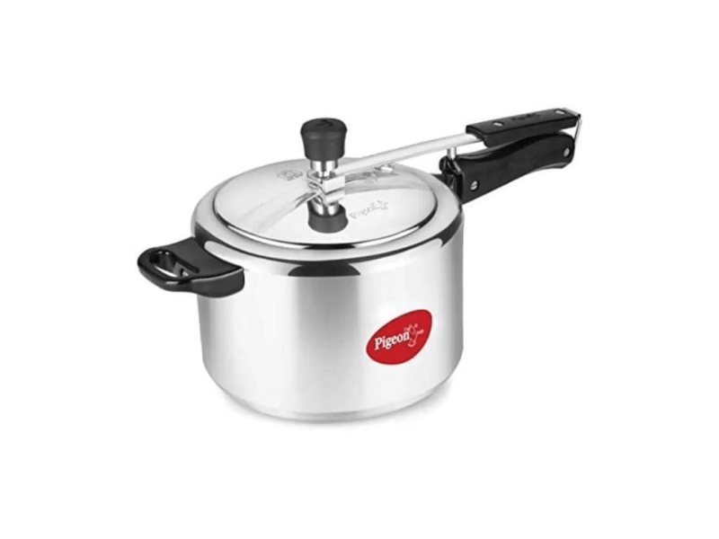 Pigeon Inox Stainless Steel Pressure Cooker 3L Induction Bottom 3 L Induction Bottom Pressure