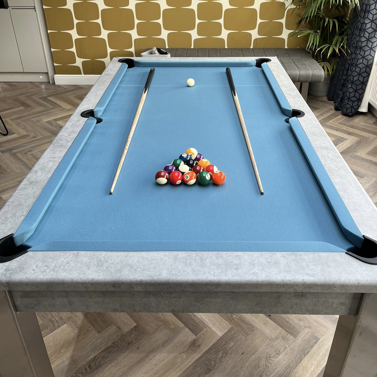 Elixir Chicago Concrete Pool Dining Table Home Pool Tables Direct