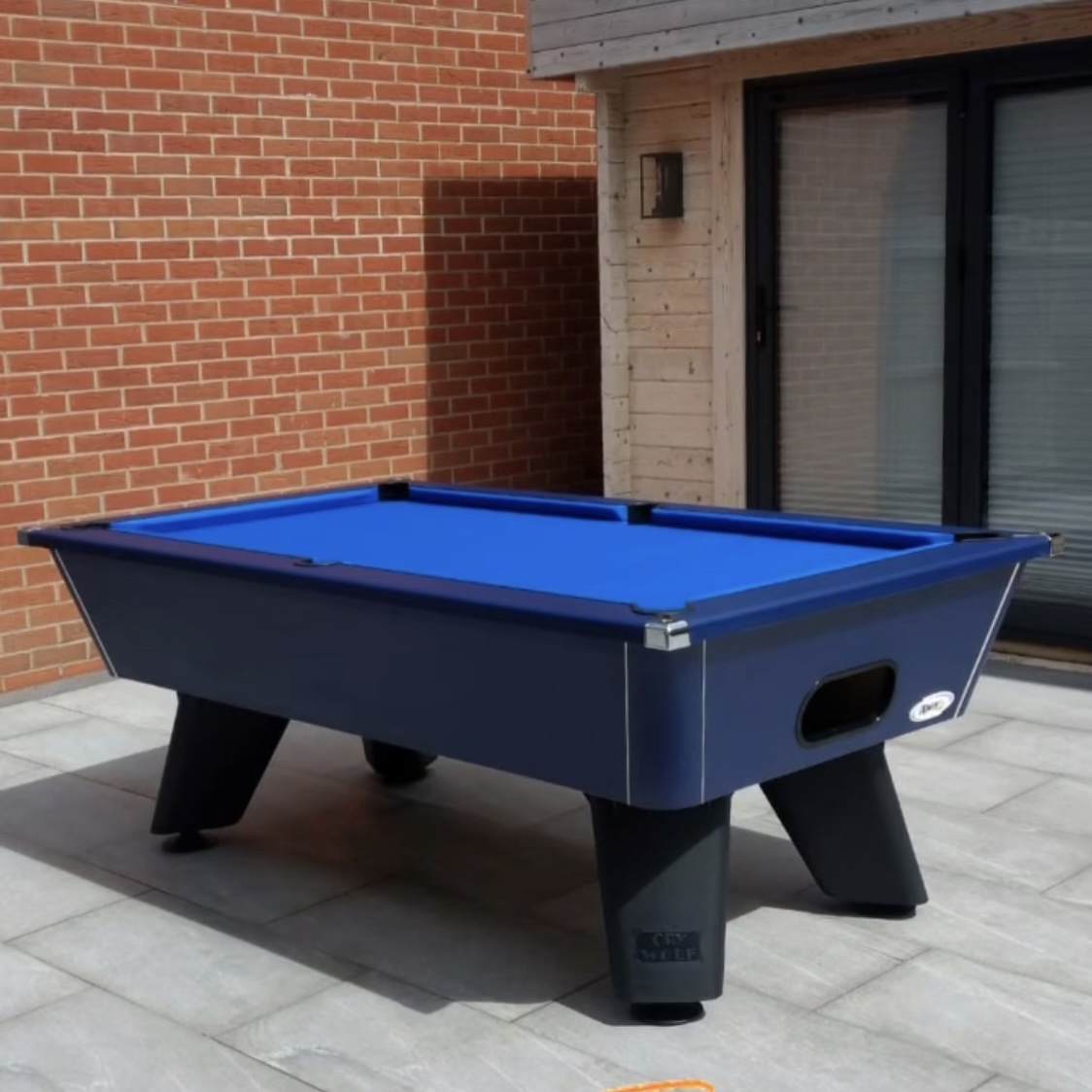 Outdoor Blue Wolf Slate Bed Pool Table Free Delivery