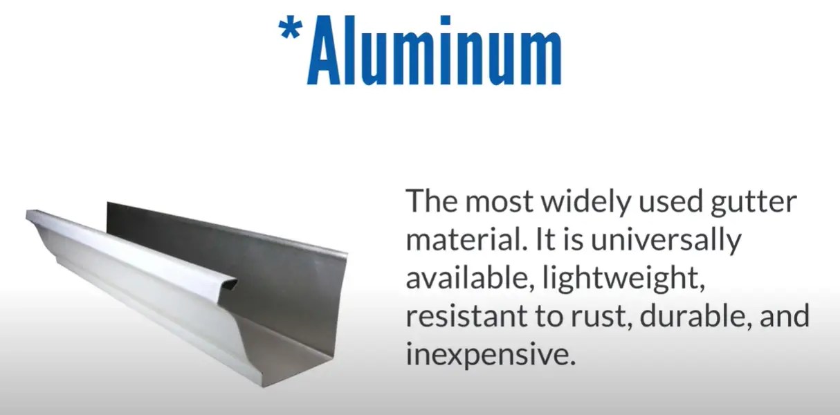 Vinyl vs. Steel vs. Aluminum Gutters Which is Better? HomeProfy