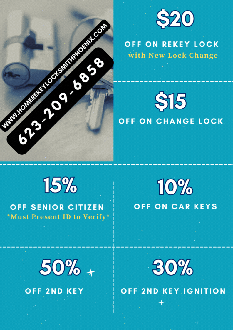 Home Rekey Locksmith Phoenix GET 50 Off 2ND Key