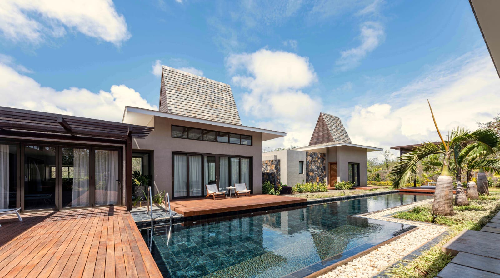 Jacaranda luxury villas in Balaclava north west of Mauritius
