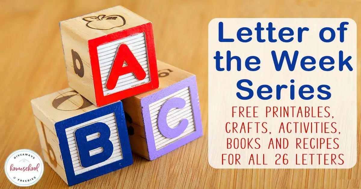 Letter of the Week Series - FREE Alphabet Printables