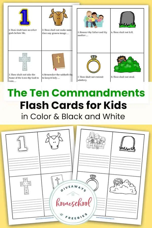 Free Ten Commandments Printable Pack