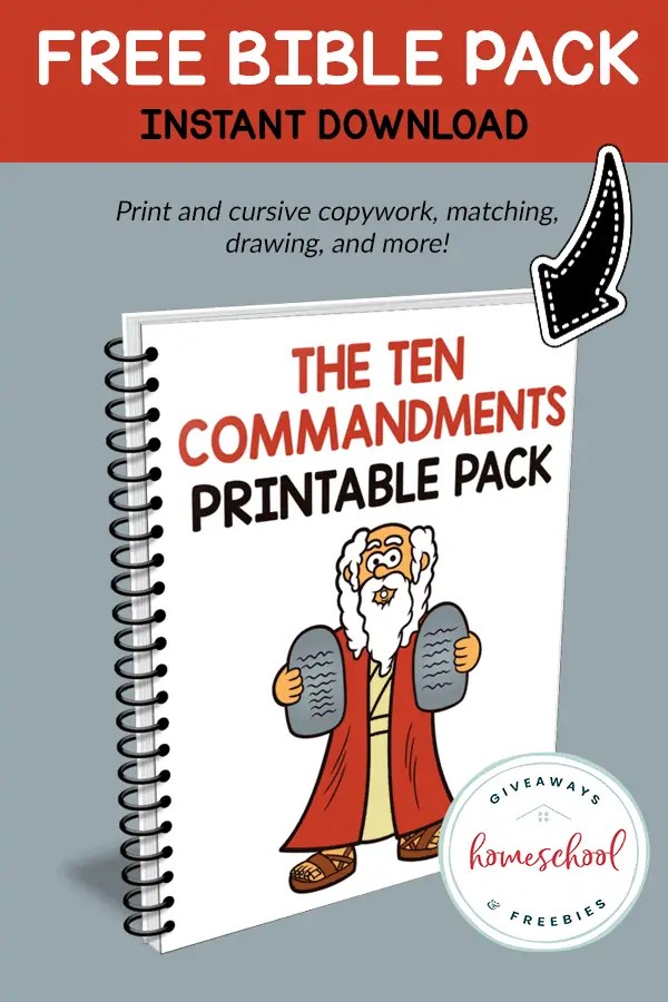 Ten Commandments Printable Pack and Activities