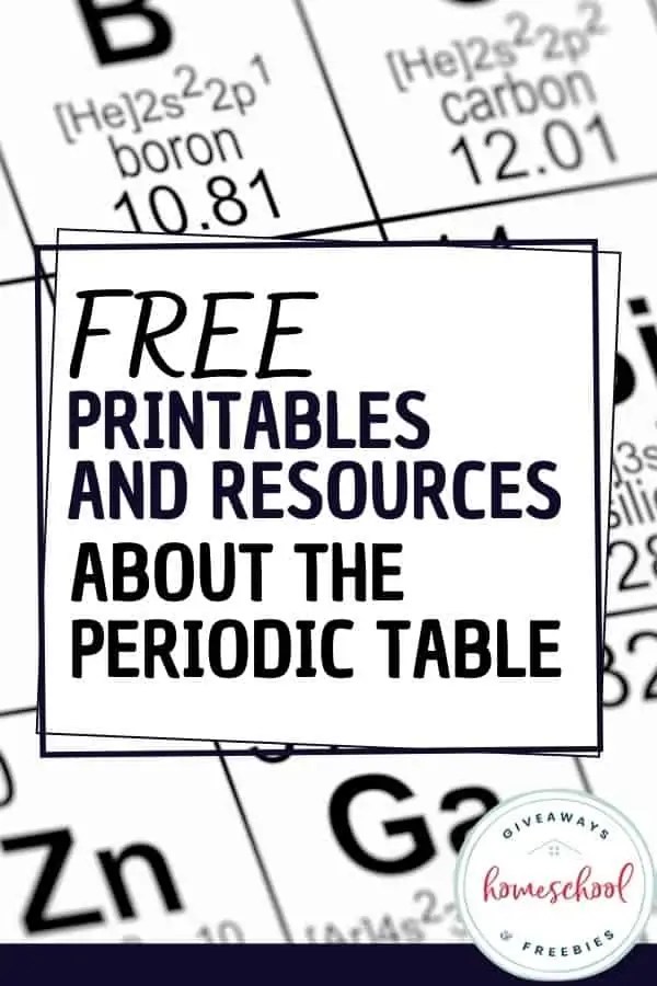 Free Printables and Resources About the Periodic Table Free Printables and Resources About the Periodic Table