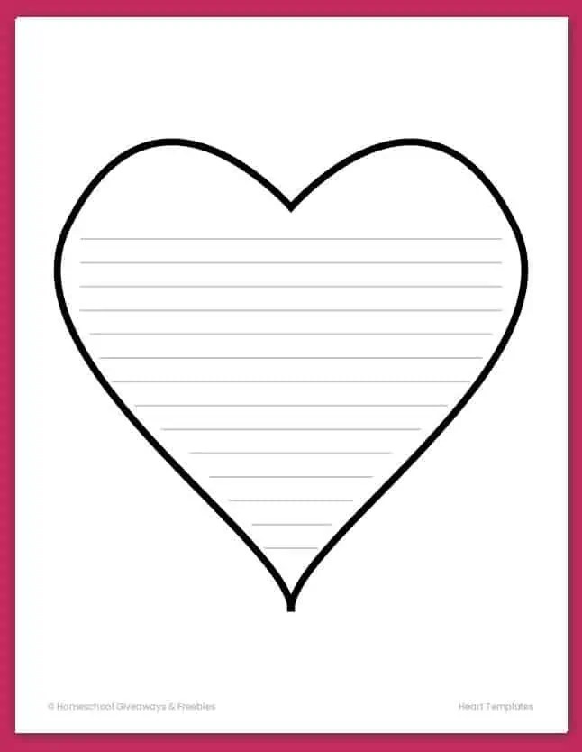 30 Free Heart Templates to Print, Color or Cut Out 30 Free Heart Templates to Print, Color or Cut Out