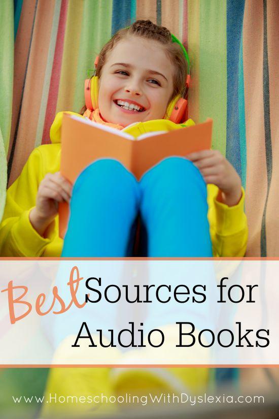 Best Sources for Audio Books Homeschooling with Dyslexia