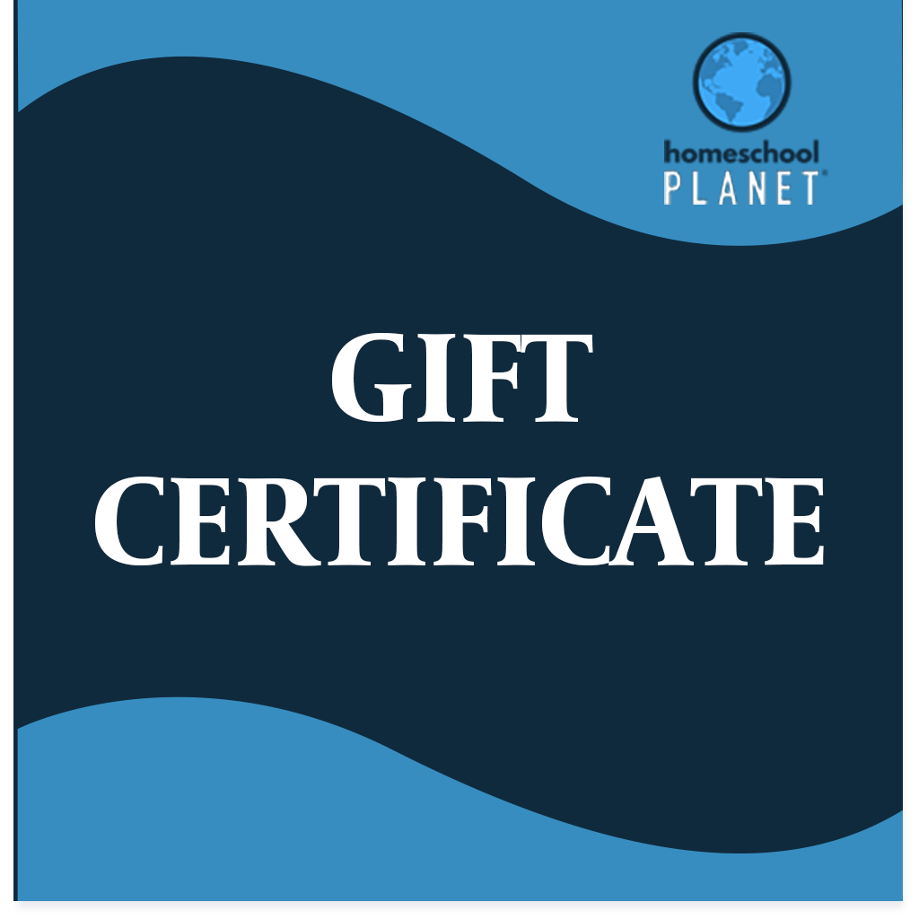 Homeschool Gift Certificate Homeschool