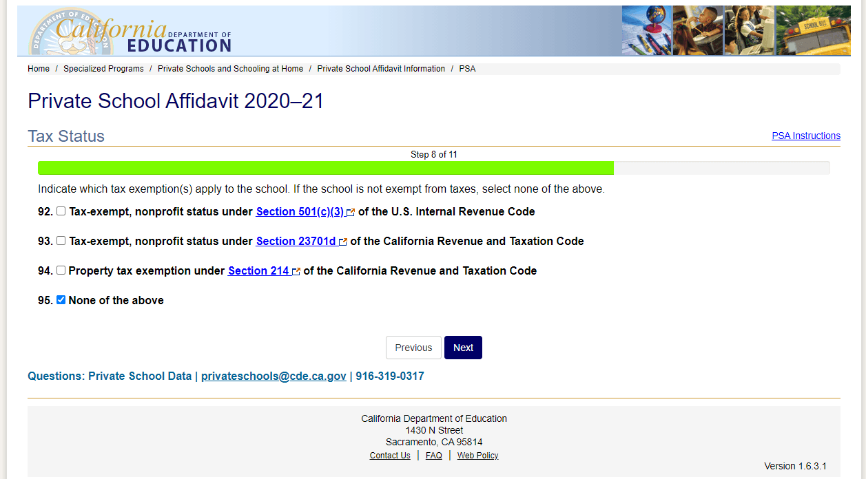 California Homeschooling How To File A Private School Affidavit, Step