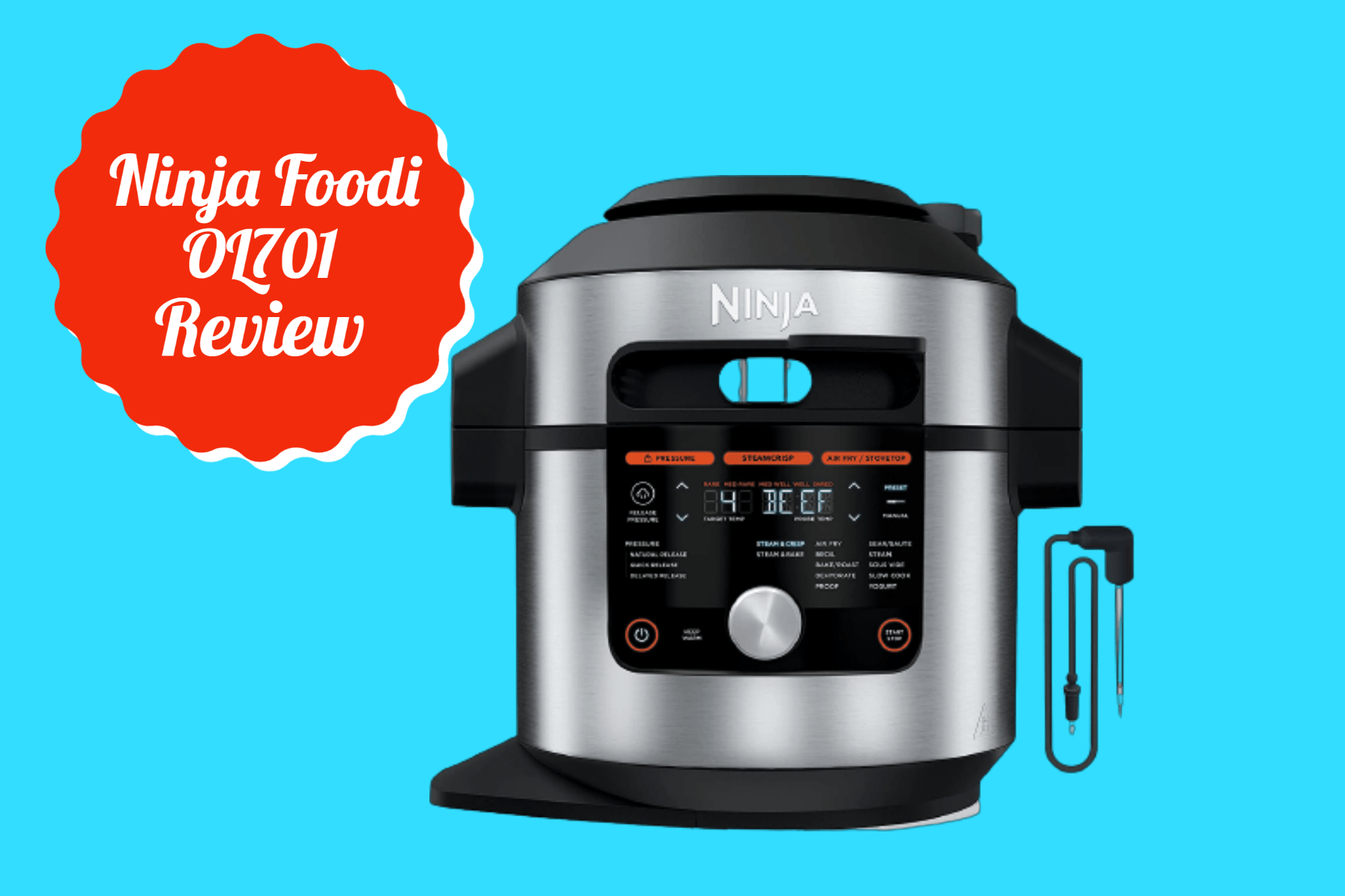 Ninja OL701 Foodi SMART XL Pressure Cooker Full Review - Homes Guide