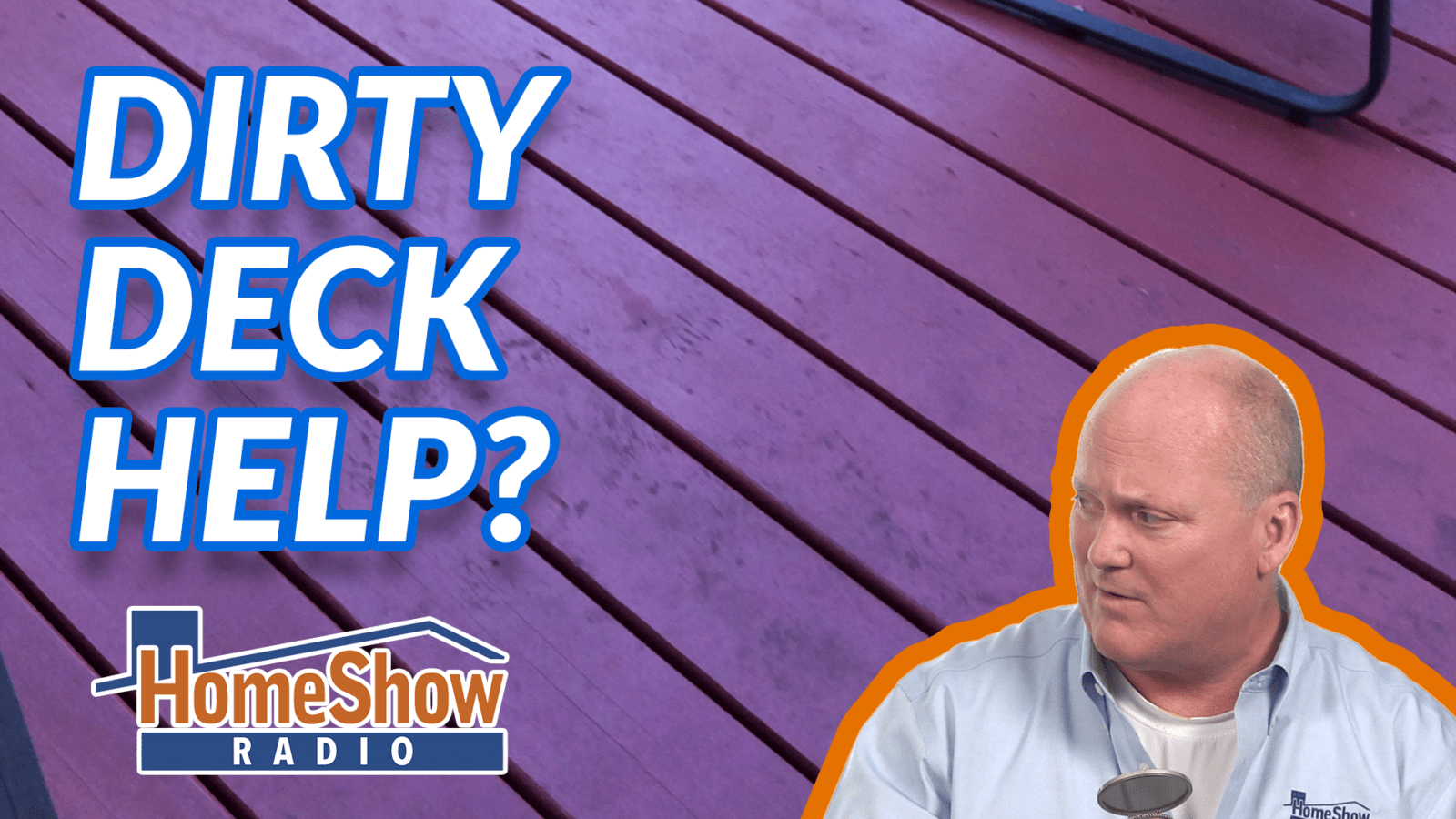 What can I do to keep my painted deck from looking dirty all the time