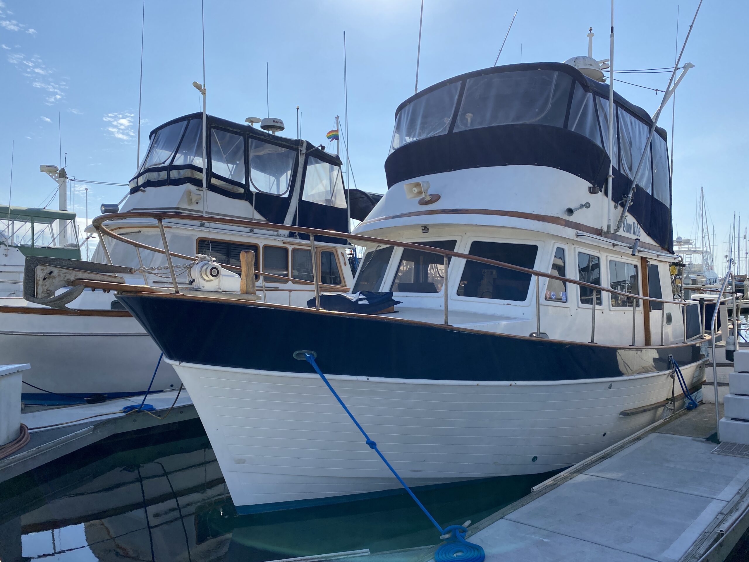(SOLD!) 1984 CHB Sea Chief 38 For Sale Ventura, CA Homes Land And Yachts