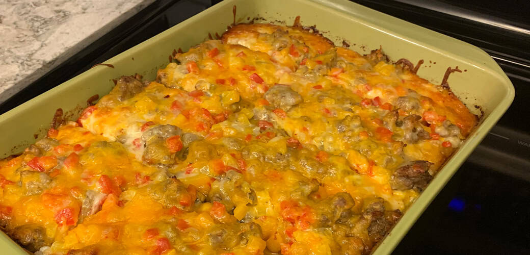 Wednesdays Unplugged Tater Tot Breakfast Casserole HomesMSP Real
