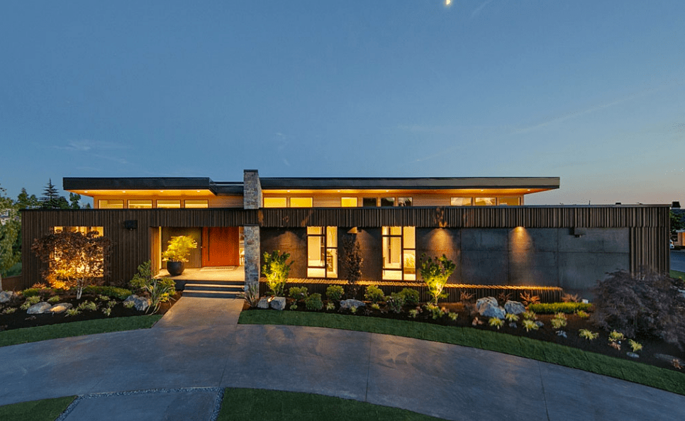 6.288 Million Newly Built Contemporary Home In Clyde Hill, WA Homes