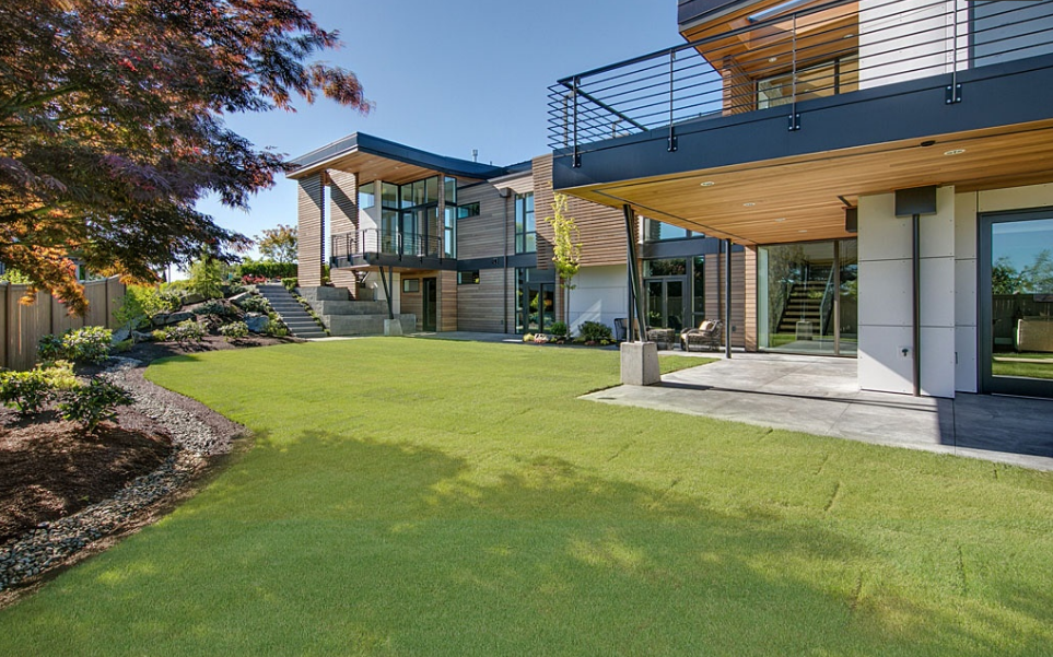 6.288 Million Newly Built Contemporary Home In Clyde Hill, WA Homes