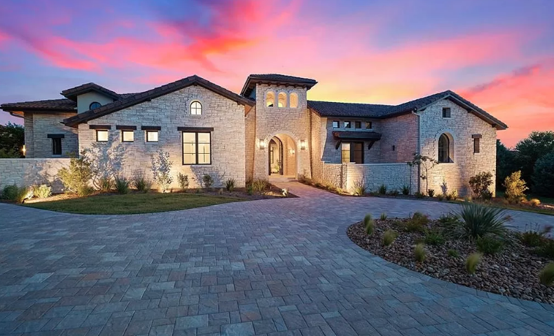European Inspired Stone New Build In Austin, Texas Homes of the Rich