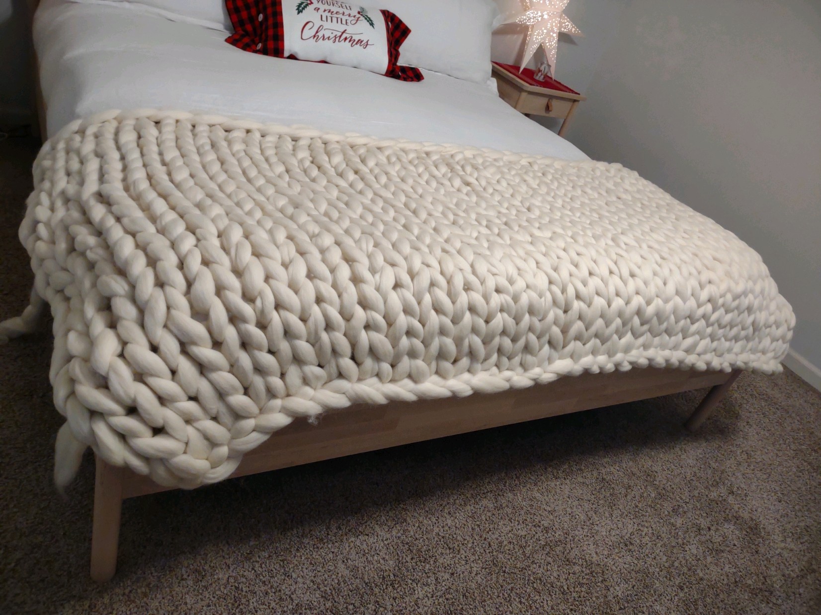 100 MERINO WOOL KING BLANKET Homespun Comforts