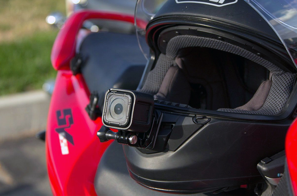 How to mount action camera on helmet Homestay