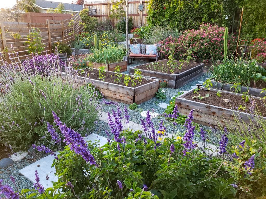 Spring Video Tour Front Yard Garden Edition Homestead and Chill