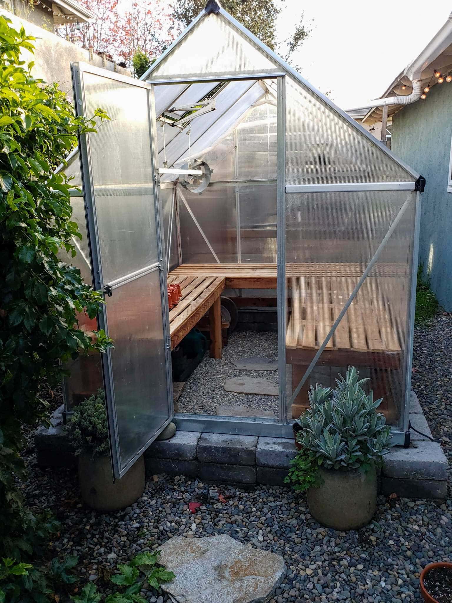 How to Build a Greenhouse Bench or Table Homestead and Chill