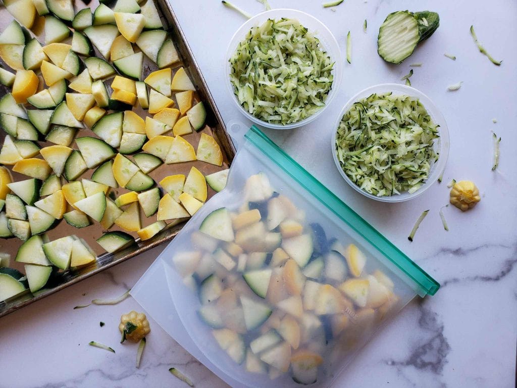 How to Freeze Zucchini (Summer Squash) Two Ways Homestead and Chill