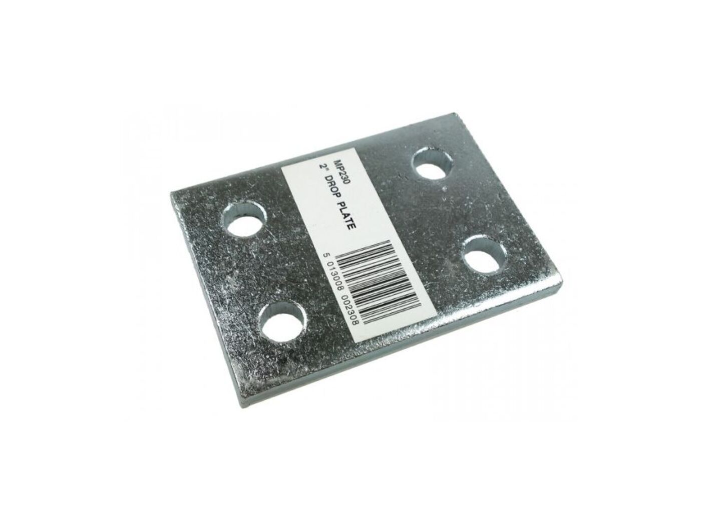 Zinc Plated 3inch Towbar Drop Plate Homestead Caravans