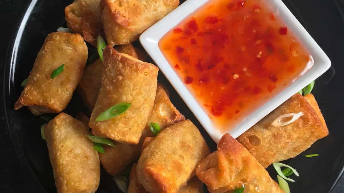 air fryer spring rolls
