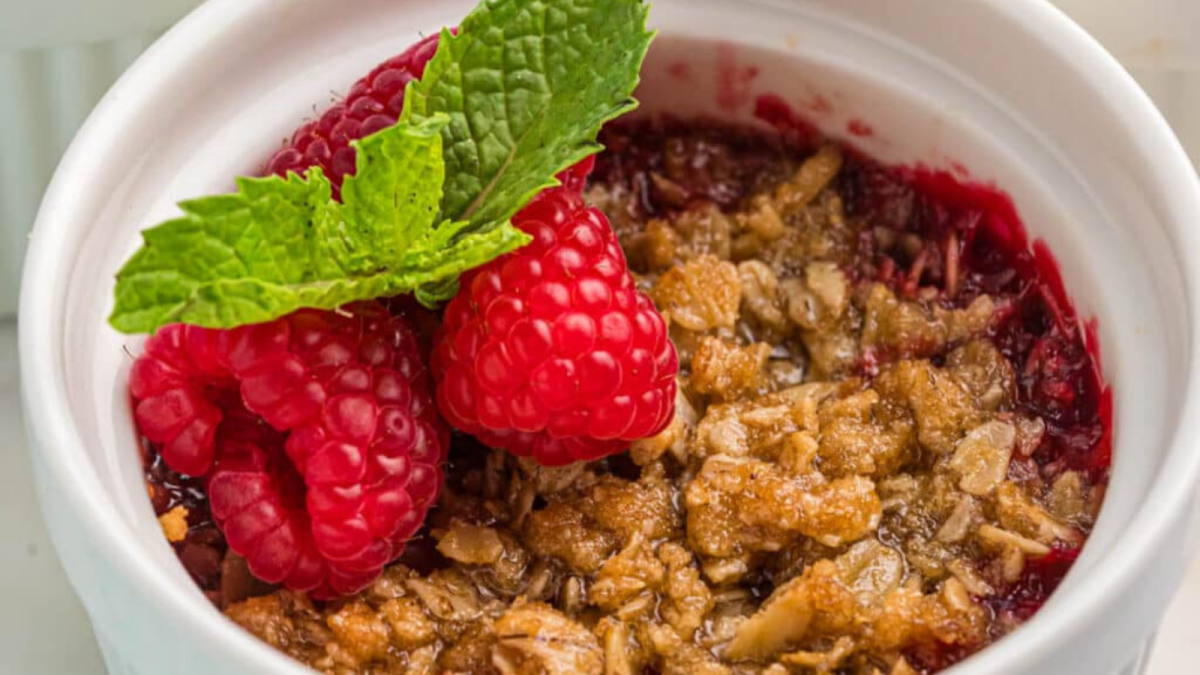 Individual Raspberry Crisp