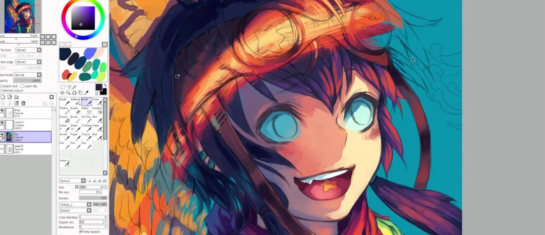 20 Best Paint Tool SAI Brushes And Textures Art + Reviews