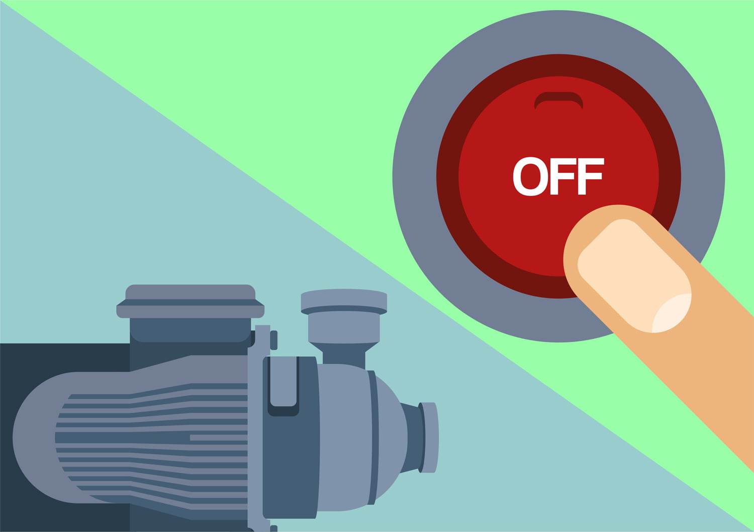 Switch Off The Swimming Pool Pump