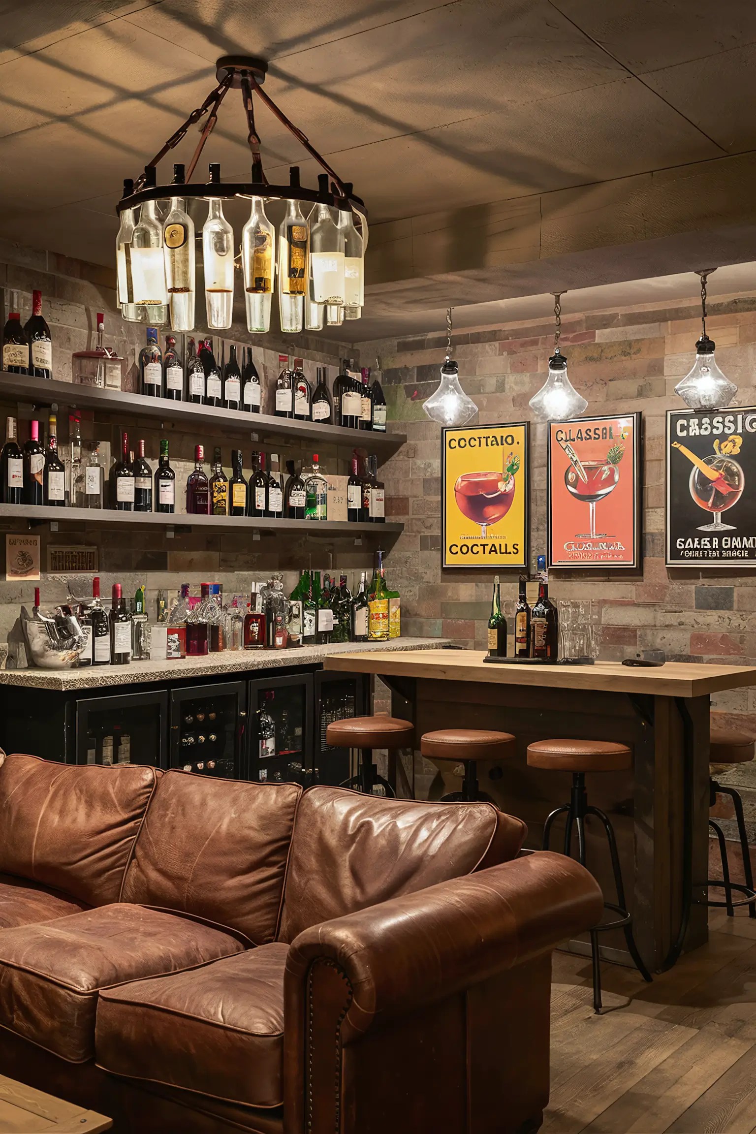 18 Basement Bar Ideas on a Budget HOME STYLE KING