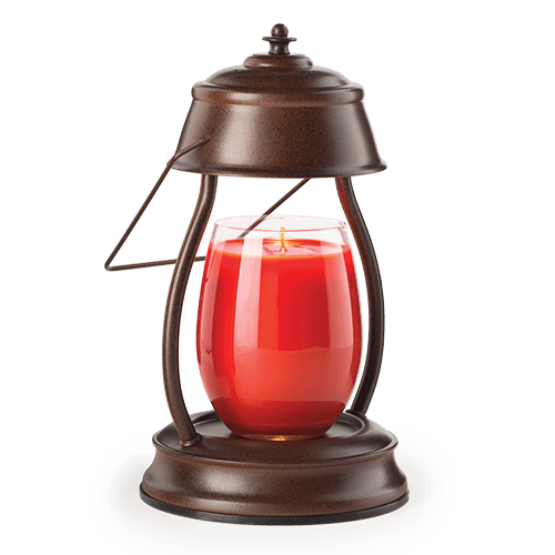 Hurricane Candle Warmer Lanterns Rustic Brown Home Sweet Home Candles