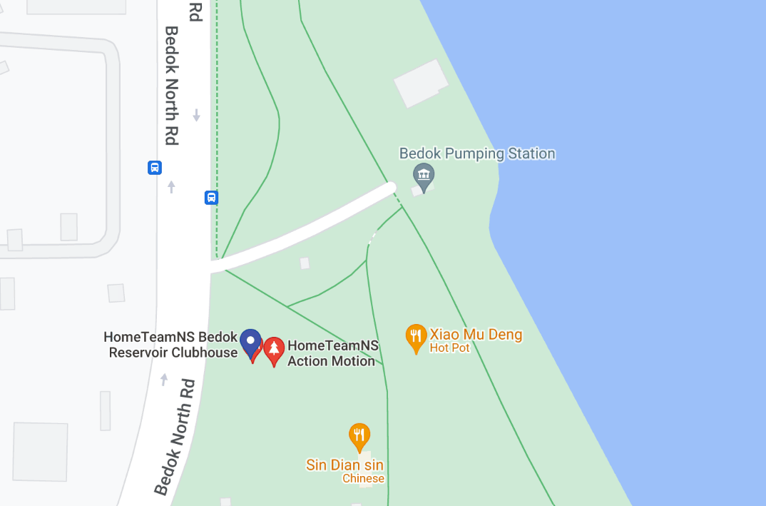 Where is HomeTeamNS Bedok Reservoir located? HomeTeamNS