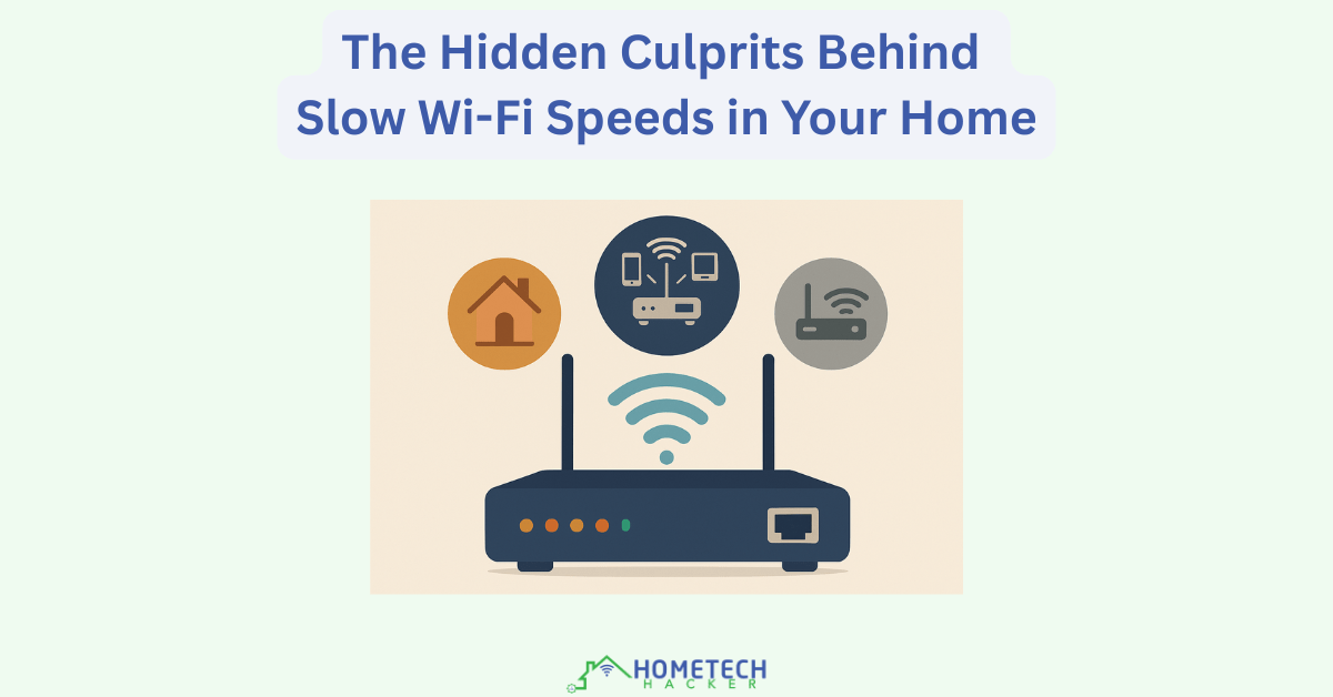 The Hidden Culprits Behind Slow WiFi Speeds in Your Home HomeTechHacker