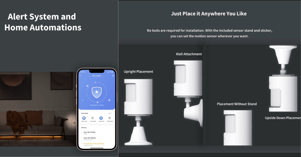 Aqara Alarm System Motion Sensor Smart Home