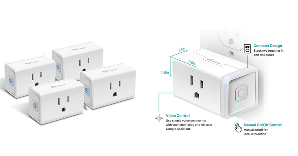 Kasa Smart Plug HS103P4 Smart Home Automation