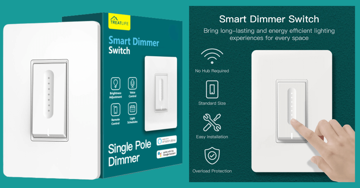 TREATLIFE Smart Dimmer Switch 4 Pack Best Dimmer Switch