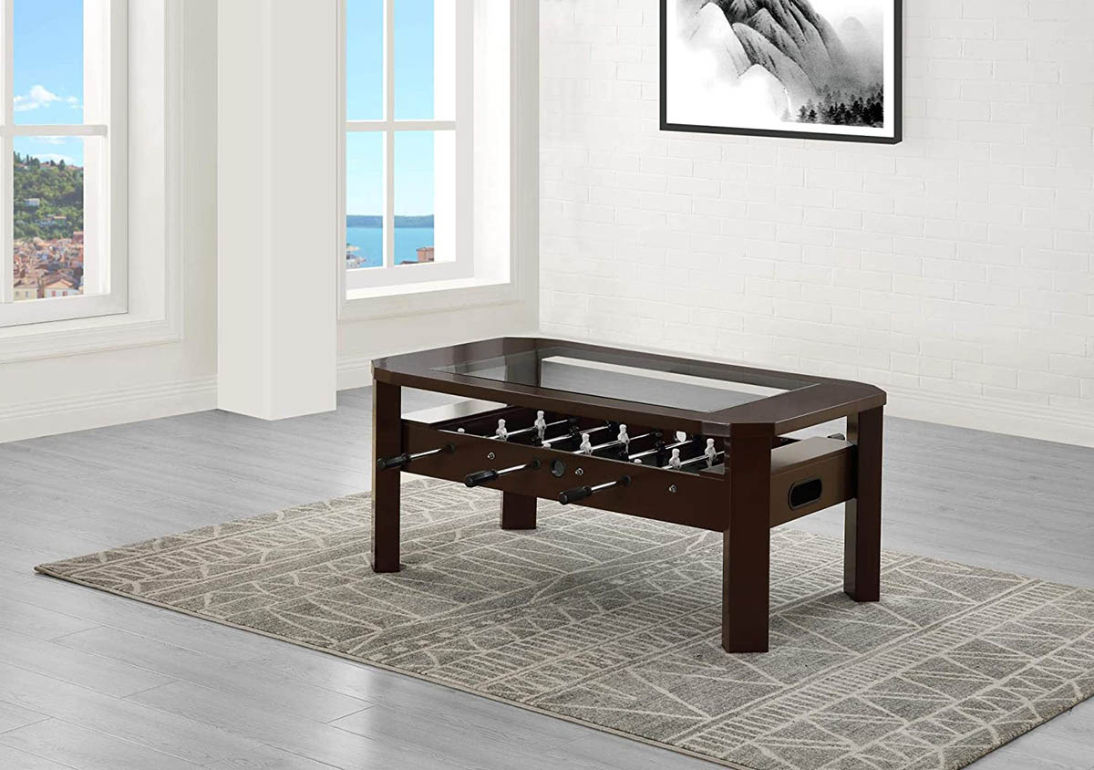 Foosball Coffee Table Amazon Amazon Com Hanover Foosball Coffee Table