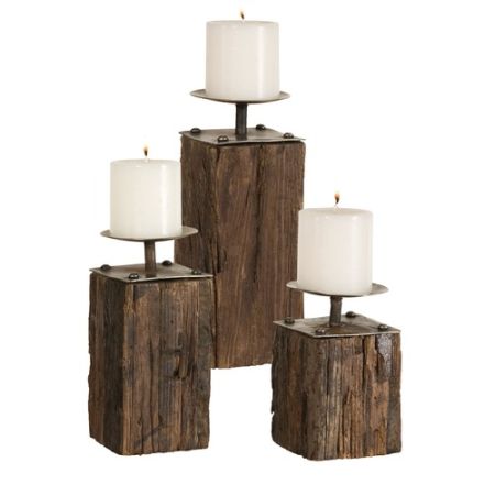 Wooden natural tree candle holder. Charming Wooden Candle Holders Hometone Home Automation And Smart Home Guide