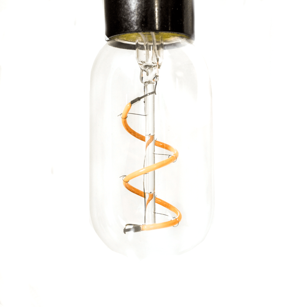 LED T45 Spiral Filament 3 Watt LED Light Bulb Hometown Evolution Inc.