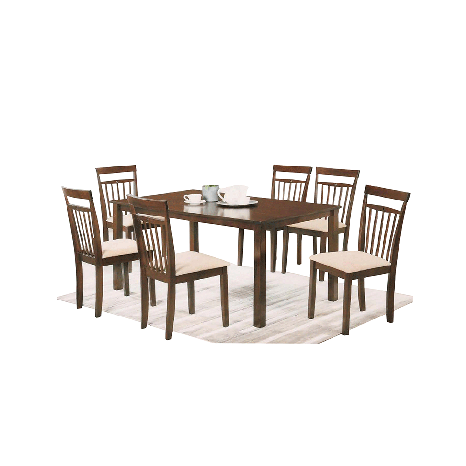 Dining Set Peterson 6S Homewise Furniture