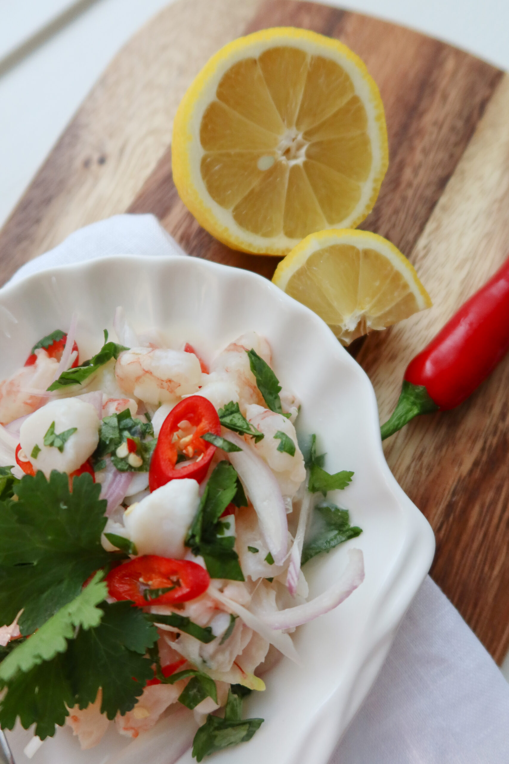 Scallop & Shrimp Coconut Ceviche — Home with Gabby