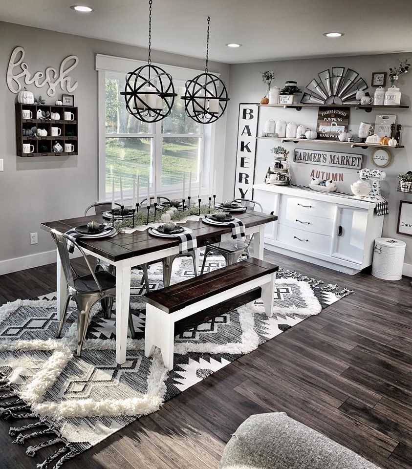 Modern Farmhouse Living Room Rug Baci Living Room