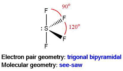 What Is The Hybridization Of The Central Atom In An Sf4 Molecule? What Are The Ideal Bond Angles Of This Geometry? Is An Sf4 Molecule Polar Or Non-Polar? | Homework.study.com