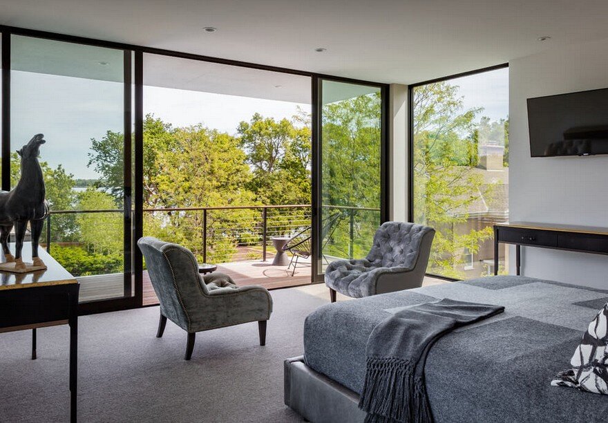 Calhoun House is Composed of Three Pavilions Interconnected by