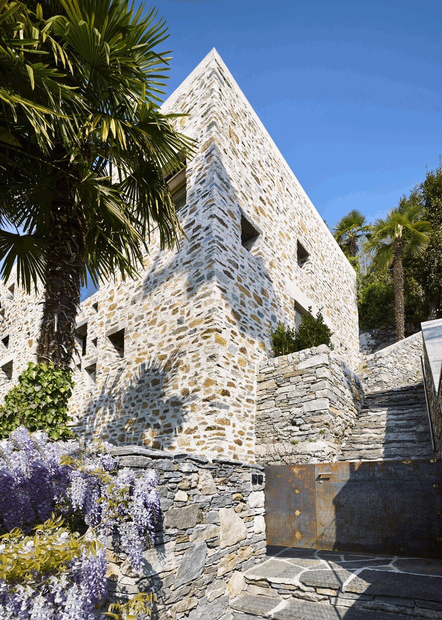 Stunning Stone House in Switzerland Unveils Modern Interiors