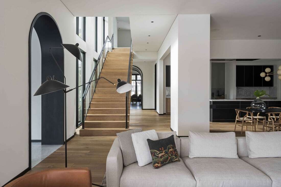 The Ranch, a House by VSHD Design with a Strong ModernVintage Look