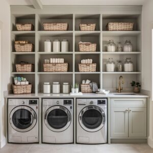15 Laundry Room Cabinet Storage Ideas to Keep Your Space Organized